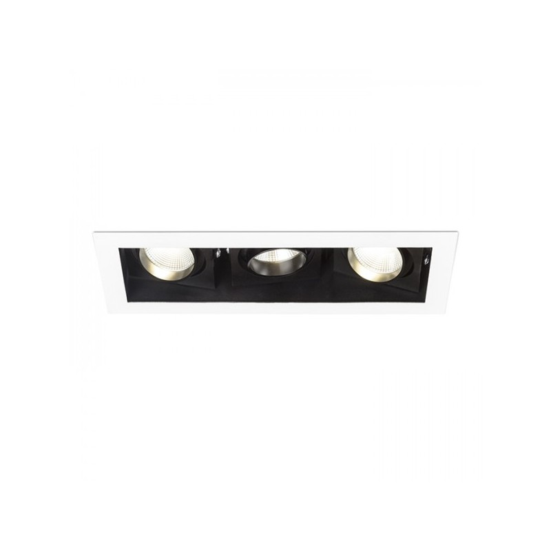 RENDL BONDY III zápustné svietidlo biela 230V LED 3x7W 24° 3000K R12858
