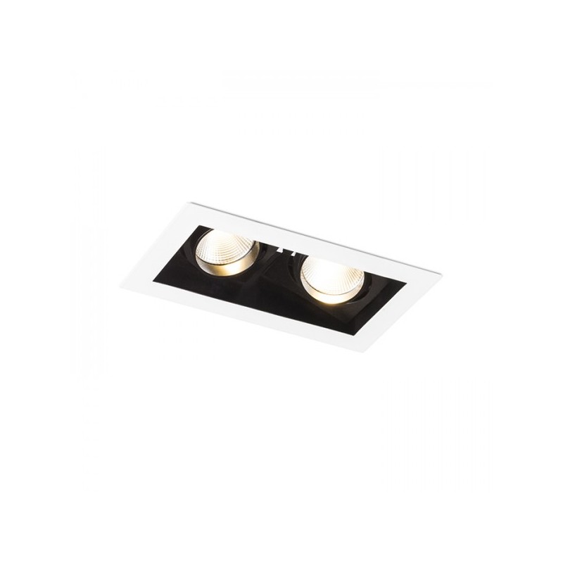 RENDL BONDY II zápustné svietidlo biela 230V LED 2x7W 24° 3000K R12857