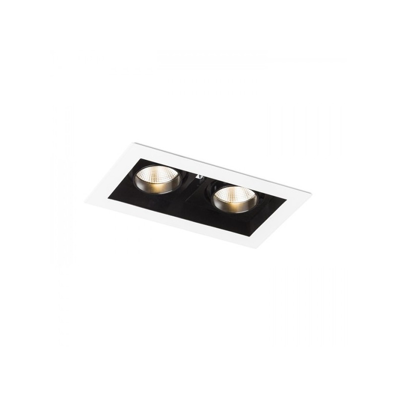 RENDL BONDY II zápustné svietidlo biela 230V LED 2x7W 24° 3000K R12857