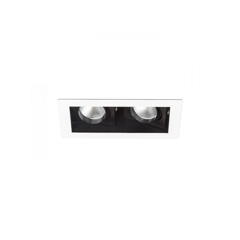 RENDL BONDY II zápustné svietidlo biela 230V LED 2x7W 24° 3000K R12857