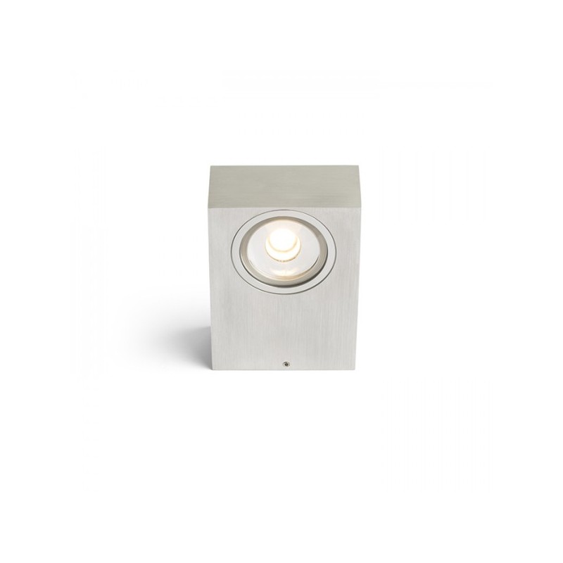 RENDL KORSO II nástenná  česaný hliník 230V LED 2x3W 120° IP54  3000K R12831