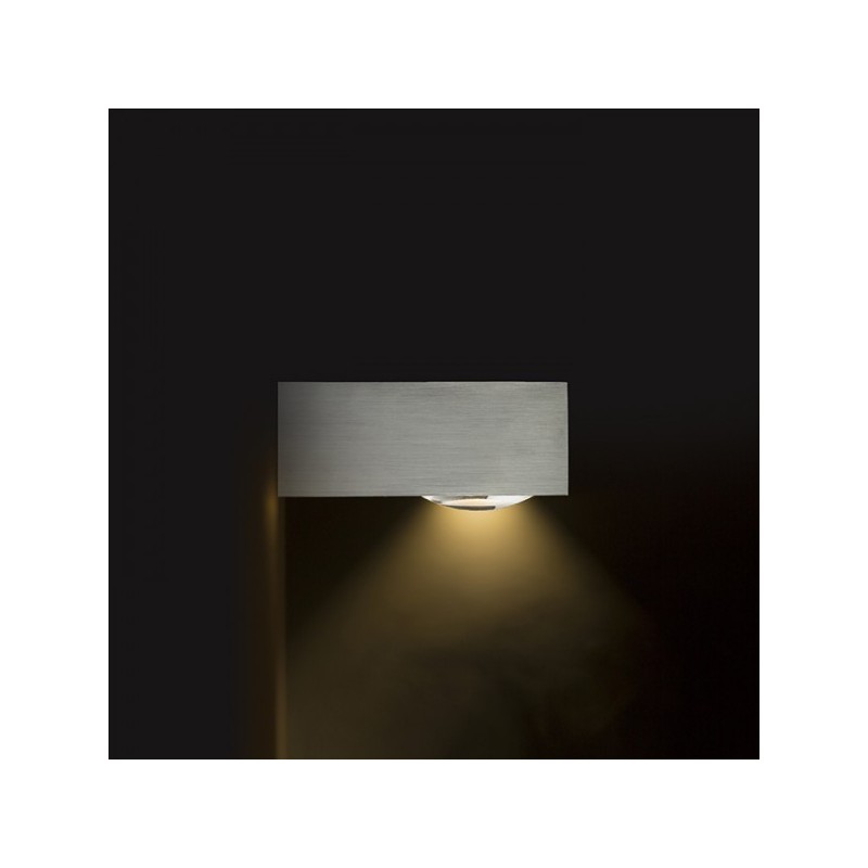 RENDL KORSO I nástenná  česaný hliník 230V LED 5W 120° IP54  3000K R12829