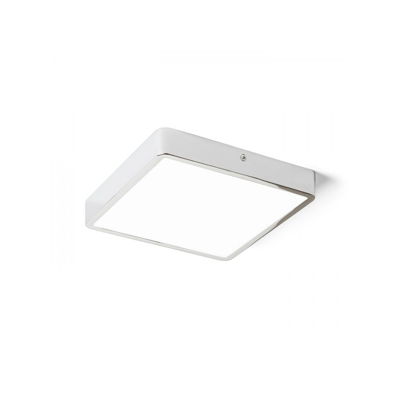 RENDL HUE SQ 22 stropná  chróm 230V LED 24W  3000K R12817