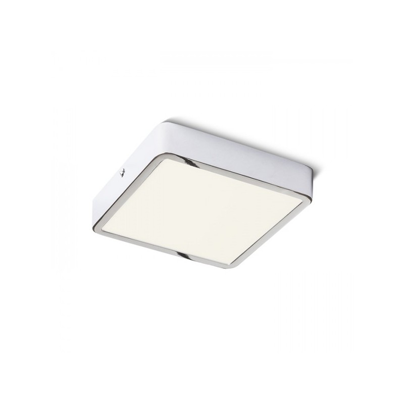 RENDL HUE SQ 17 stropná  chróm 230V LED 18W  3000K R12812