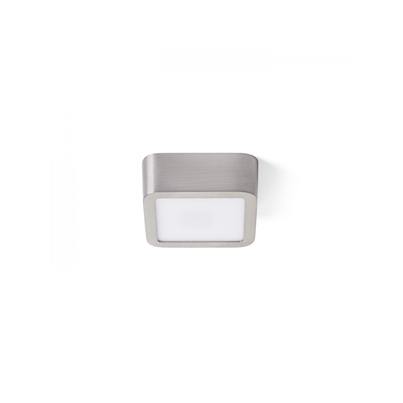 RENDL HUE SQ 9 stropná  matný nikel 230V LED 6W  3000K R12808