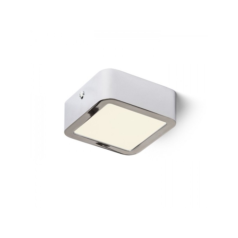 RENDL HUE SQ 9 stropná  chróm 230V LED 6W  3000K R12807