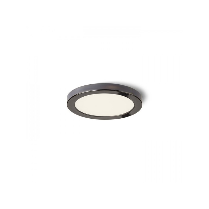 RENDL HUE R 9 zápustné svietidlo čierny chróm 230V LED 6W 3000K R12761