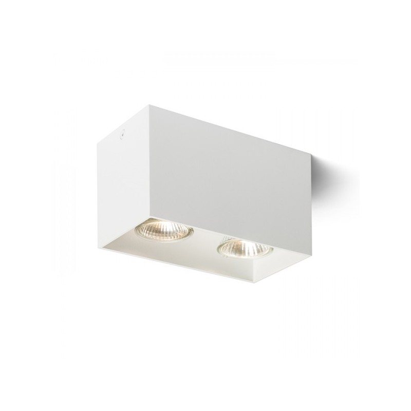 RENDL AGATE II stropná matná biela  230V GU10 2x35W R12737