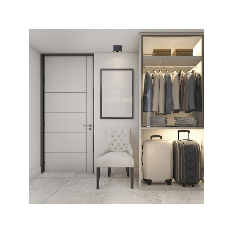 RENDL MANTOVA II stropná matná čierna  230V GU10 2x35W R12734