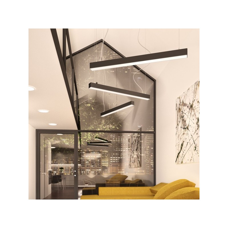 RENDL PESANTE 75 závesná čierna  230V LED 40W  3000K    R12721