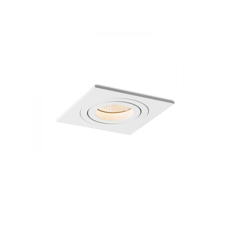 RENDL PASADENA GU10 SQ I zápustné svietidlo biela 230V GU10 50W R12710