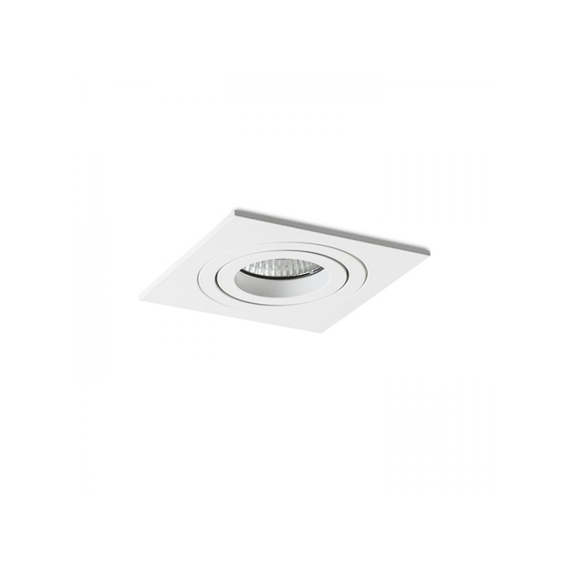 RENDL PASADENA GU10 SQ I zápustné svietidlo biela 230V GU10 50W R12710