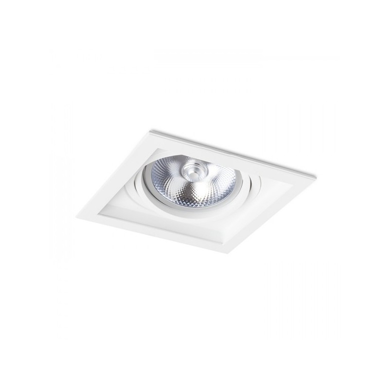 RENDL zápustné svietidlo GRANADA SQ biela 12V G53 50W R12707