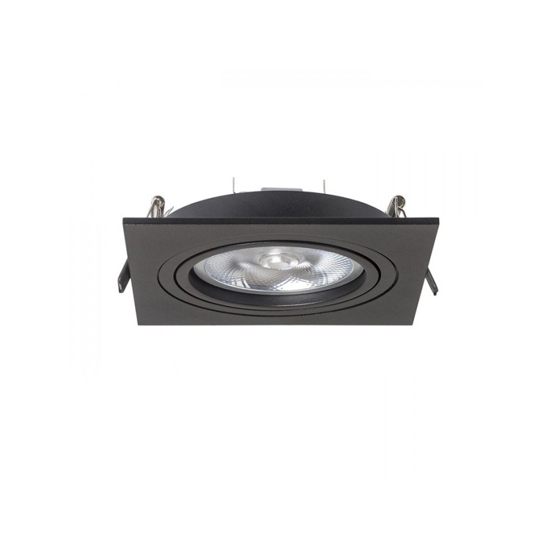RENDL zápustné svietidlo PASADENA G53 SQ I čierna 12V G53 50W R12702