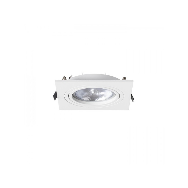 RENDL zápustné svietidlo PASADENA G53 SQ I biela 12V G53 50W R12700
