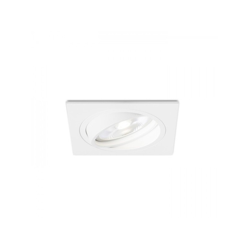 RENDL zápustné svietidlo PASADENA G53 SQ I biela 12V G53 50W R12700