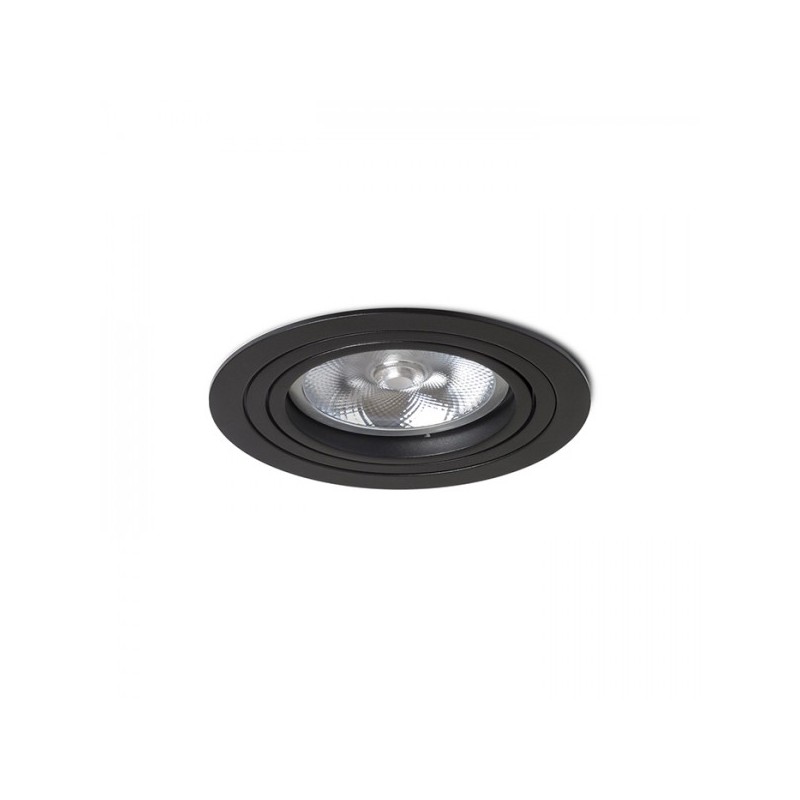 RENDL zápustné svietidlo PASADENA G53 R I čierna 12V G53 50W R12699