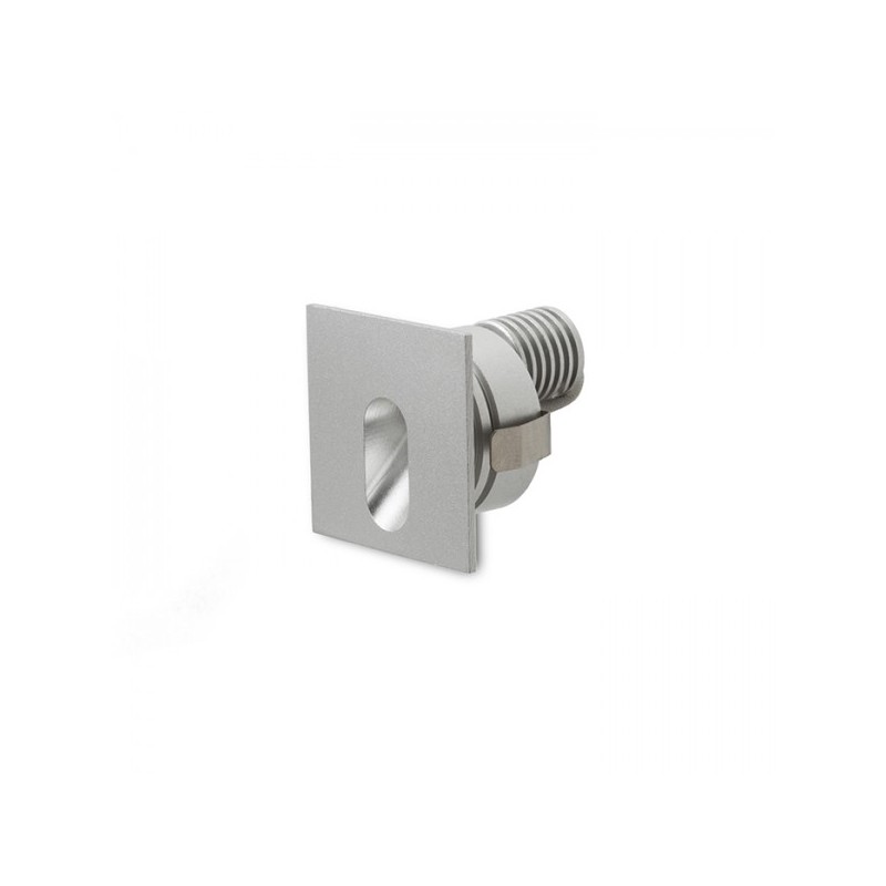 RENDL MEMPHIS SQ zápustné svietidlo do steny striebornosivá 230V LED 3W 60° 3000K R12688