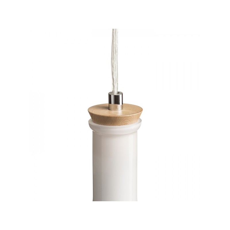 RENDL PULIRE RD závesná  opálové sklo/drevo/chróm 230V E14 28W R12664
