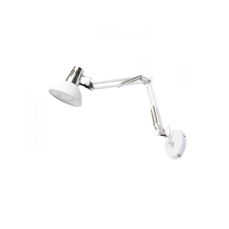 RENDL ANTE nástenná biela matný nikel 230V E27 28W R12652