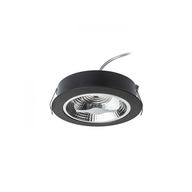 RENDL KELLY LED DIMM zápustné svietidlo čierna 230V LED 15W 45° 3000K R12636