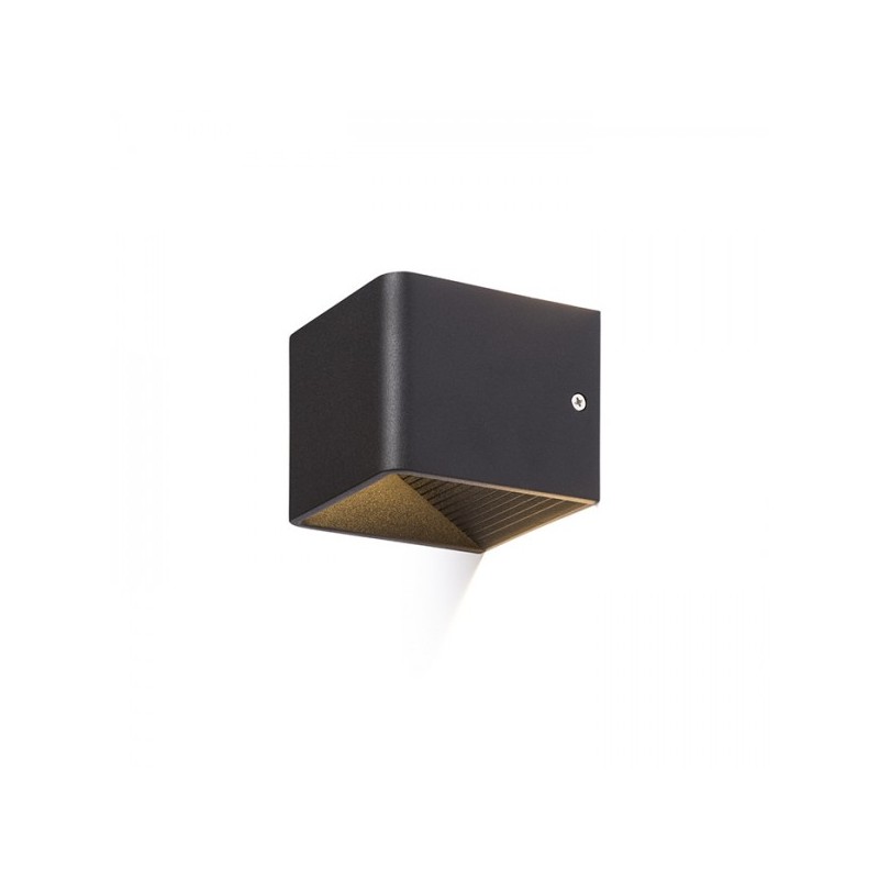 RENDL ONYX nástenná čierna  230V LED 5W  3000K R12599