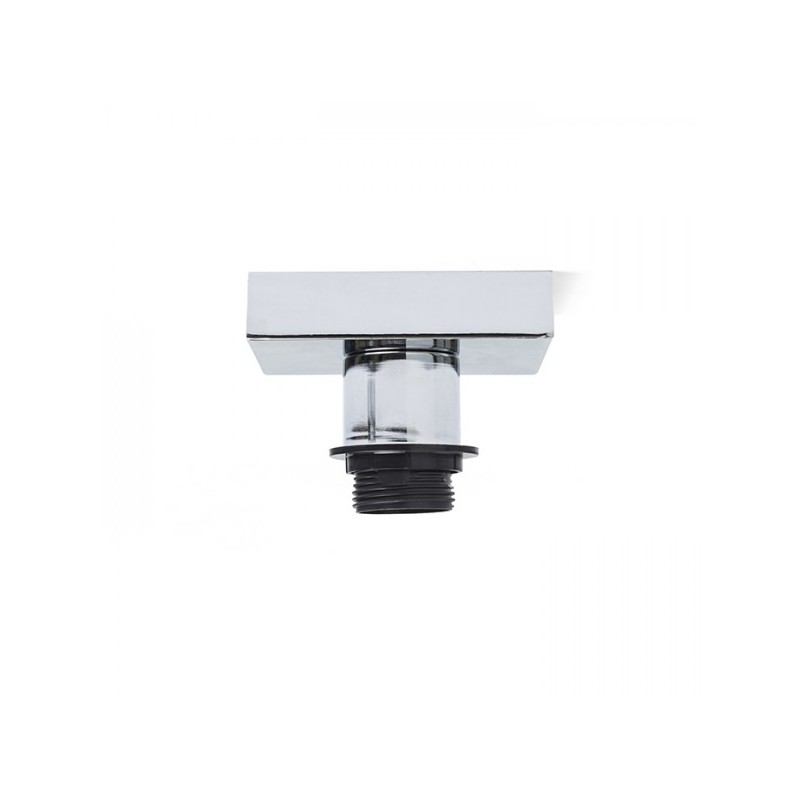 RENDL SOLO SQ stropná základňa  chróm 230V E27 53W R12584