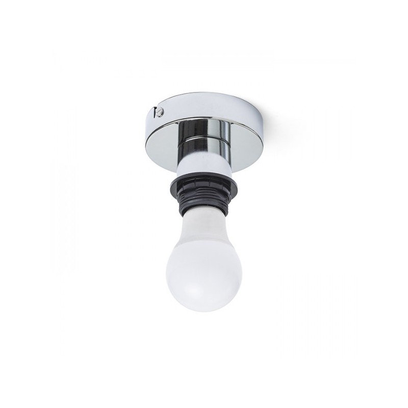 RENDL SOLO R stropná základňa  chróm 230V E27 53W R12583