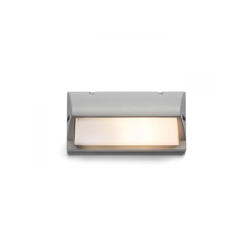 RENDL MORA nástenná striebornosivá  230V E27 18W IP54 R12571
