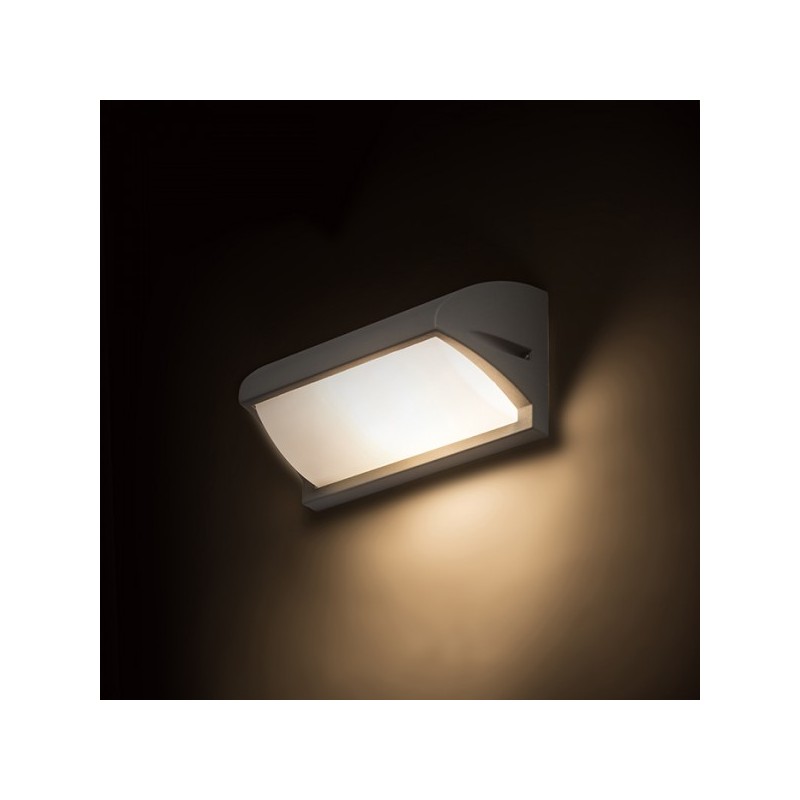 RENDL MORA nástenná striebornosivá  230V E27 18W IP54 R12571