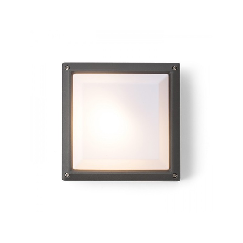 RENDL DELTA 215 prisadená antracitová  230V E27 18W IP54 R12564