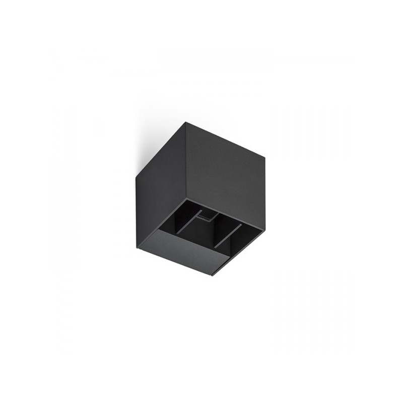 RENDL CARRE nástenná antracitová  230V LED 2x3W IP54  3000K R12557