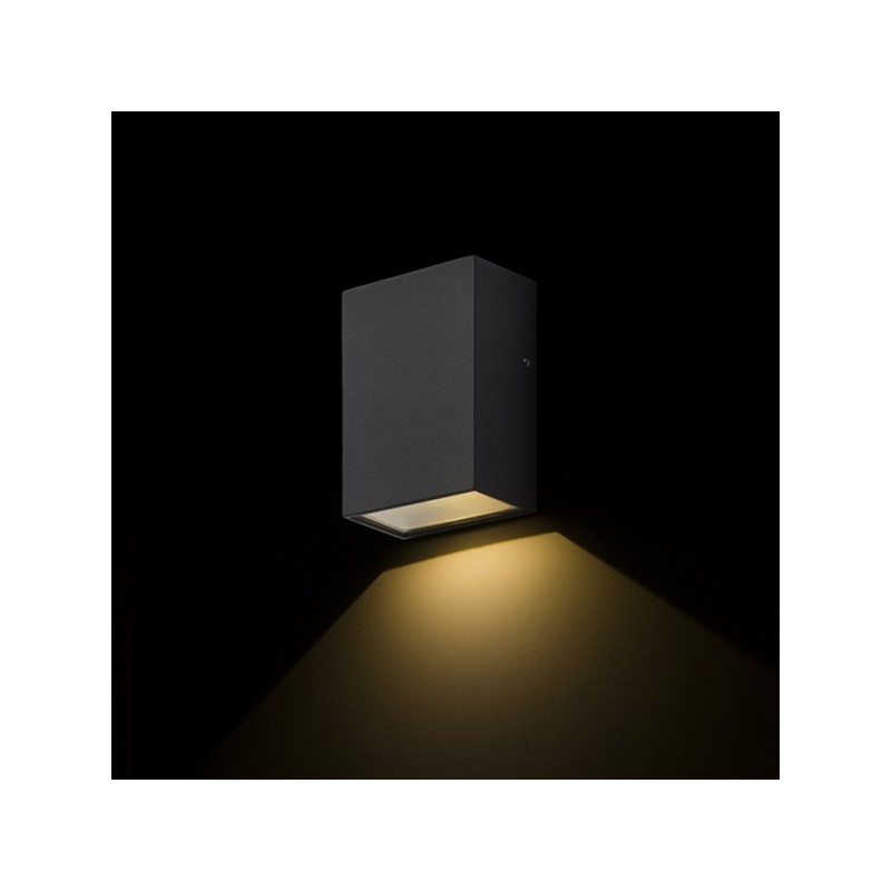 RENDL PEKKO nástenná čierna  230V LED 3W 67° IP54  3000K R12553