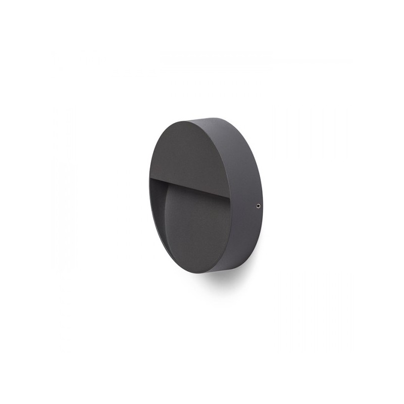 RENDL AQILA R nástenná antracitová  230V LED 6W IP54  3000K R12541