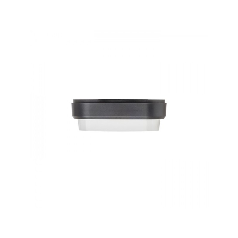 RENDL TARIS SQ 17 prisadená čierna plast 230V LED 8W IP54  3000K R12525