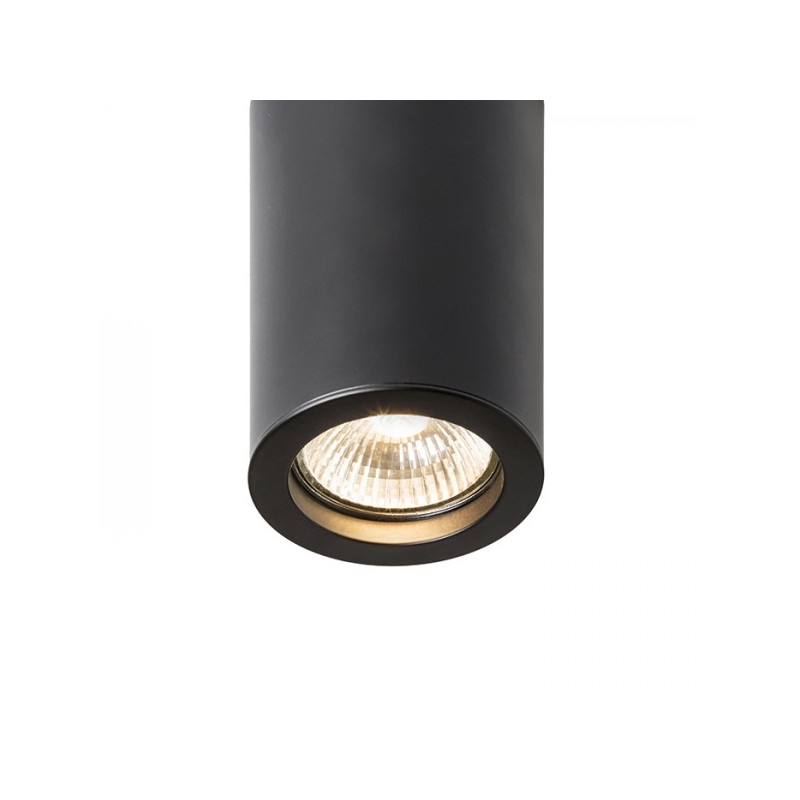 RENDL MOMA stropná čierna  230V GU10 35W R12516
