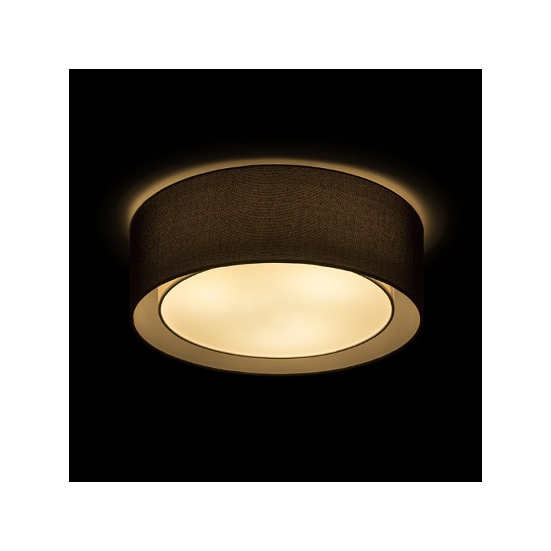 RENDL OTIS 50 stropná čierna/biela  230V LED E27 3x15W R12491