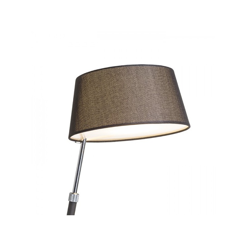 RENDL RITZY stolná čierna chróm 230V E27 42W R12486