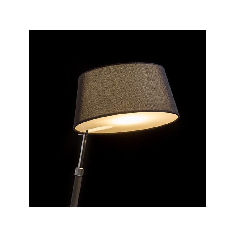 RENDL RITZY stolná čierna chróm 230V E27 42W R12486