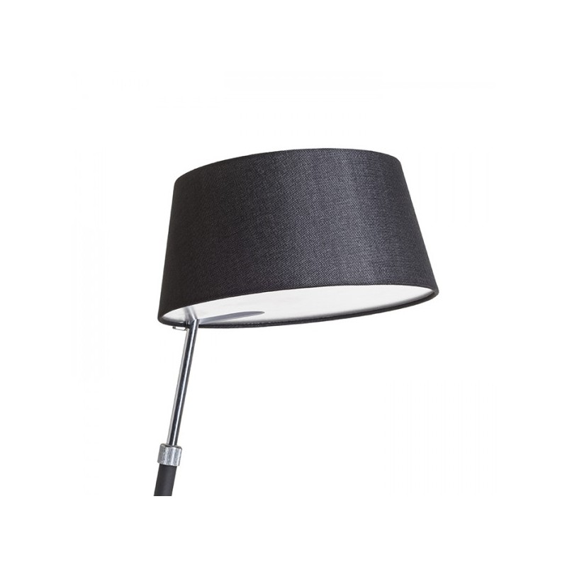 RENDL RITZY stolná čierna chróm 230V E27 42W R12486