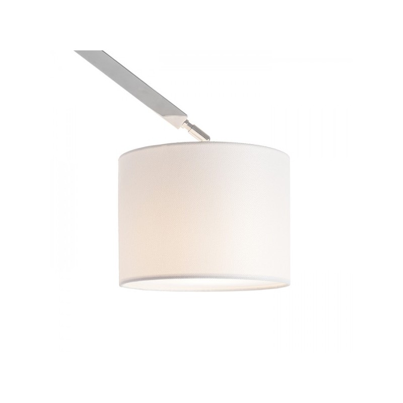 RENDL MADISON W nástenná biela chróm 230V E27 42W R12480