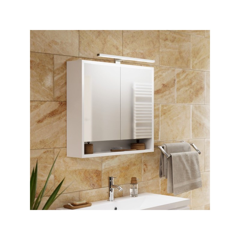 RENDL BALEA 500 na skrinku  chróm 230V LED 7W 120° IP44  3000K R12400