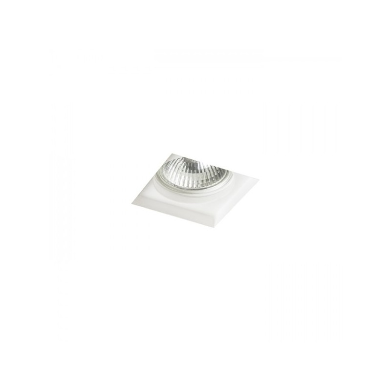 RENDL DANDY SQ zápustné svietidlo sadrová 230V GU10 35W R12363