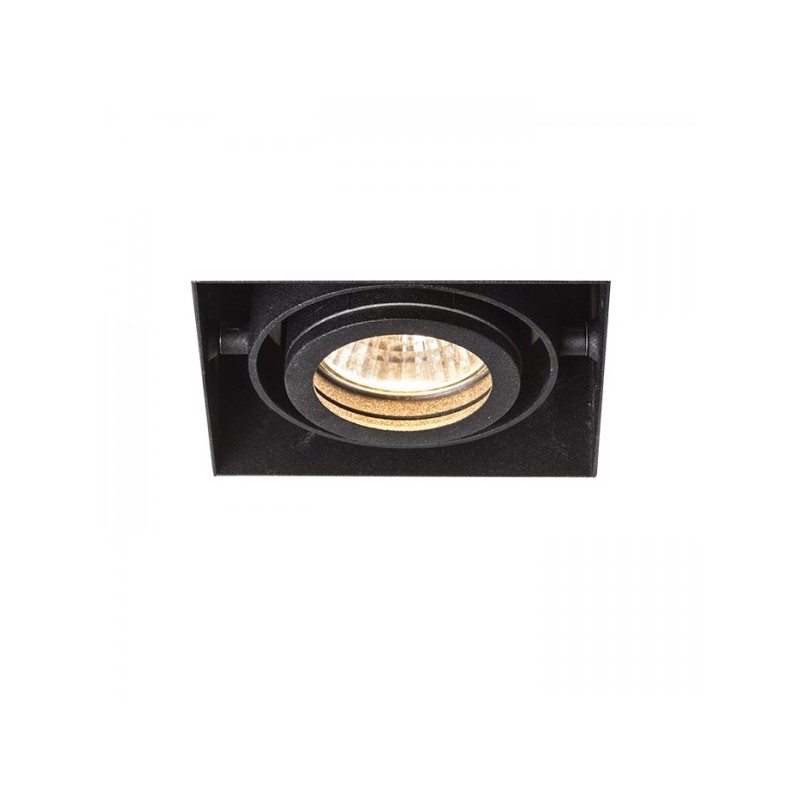 RENDL zápustné svietidlo ELECTRA I čierna 230V GU10 50W R12052