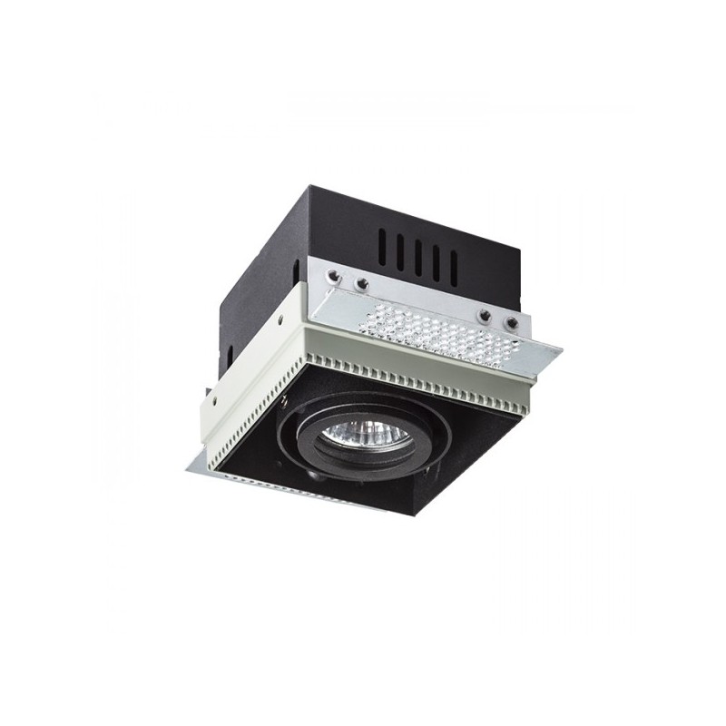 RENDL zápustné svietidlo ELECTRA I čierna 230V GU10 50W R12052
