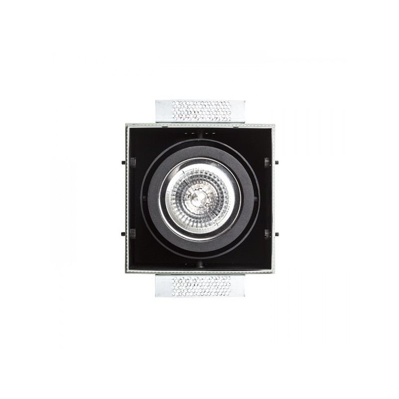 RENDL zápustné svietidlo ELECTRA I čierna 12V G53 50W R12050