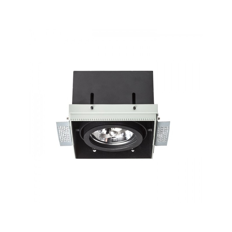RENDL zápustné svietidlo ELECTRA I čierna 12V G53 50W R12050