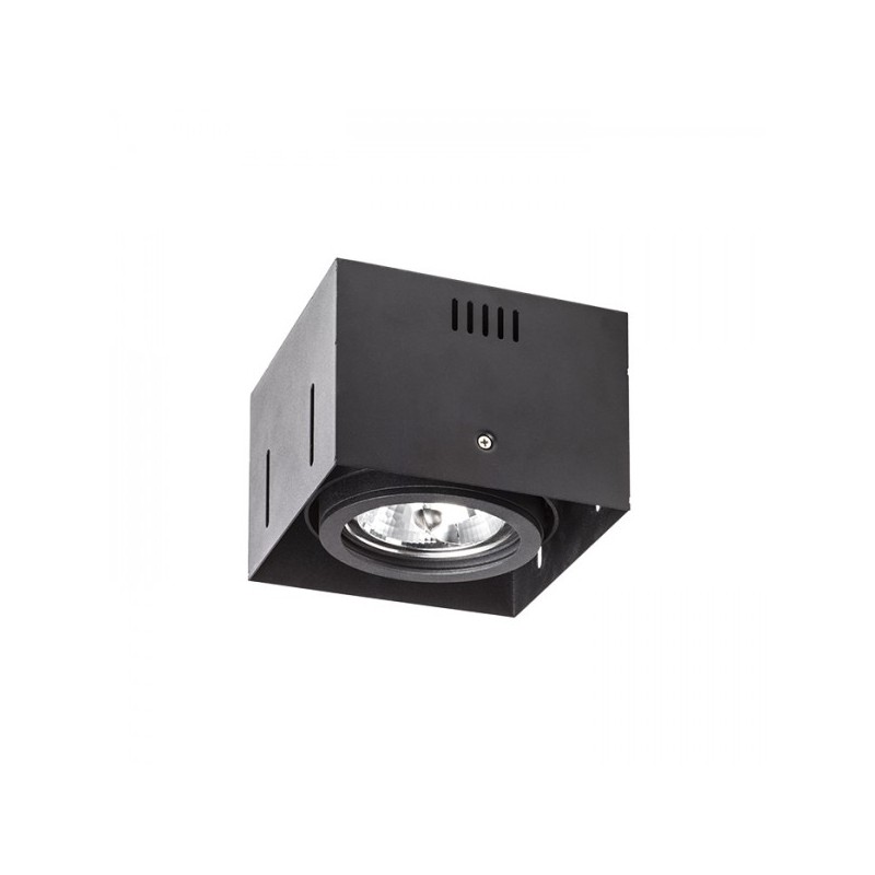 RENDL zápustné svietidlo ELECTRA I čierna 12V G53 50W R12050