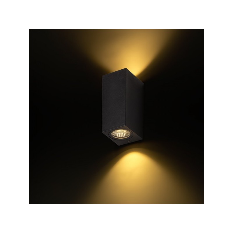 RENDL KUBI II  antracitová  230V LED 2x3W 56° IP54  3000K R12028