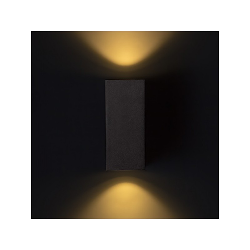 RENDL KUBI II  antracitová  230V LED 2x3W 56° IP54  3000K R12028